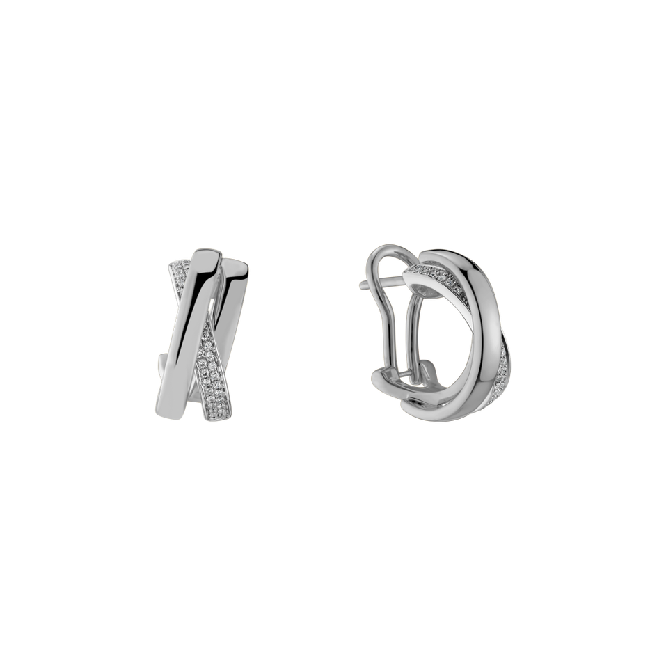 Náušnice s diamantmi Miracle Labyrinth