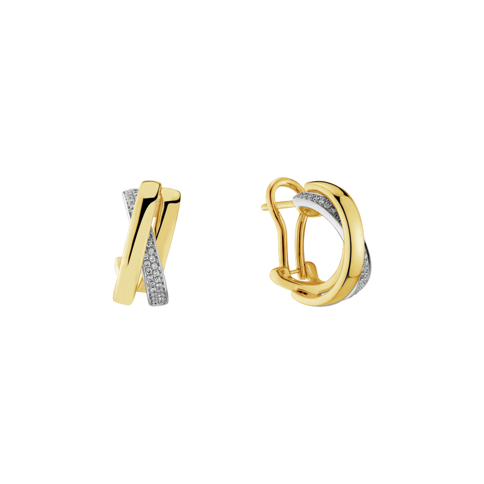 Náušnice s diamantmi Miracle Labyrinth