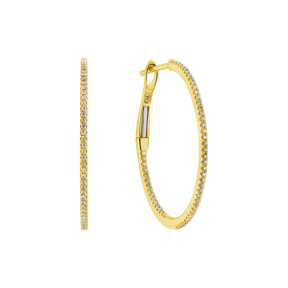 Náušnice s diamantmi Cosmic Concerto