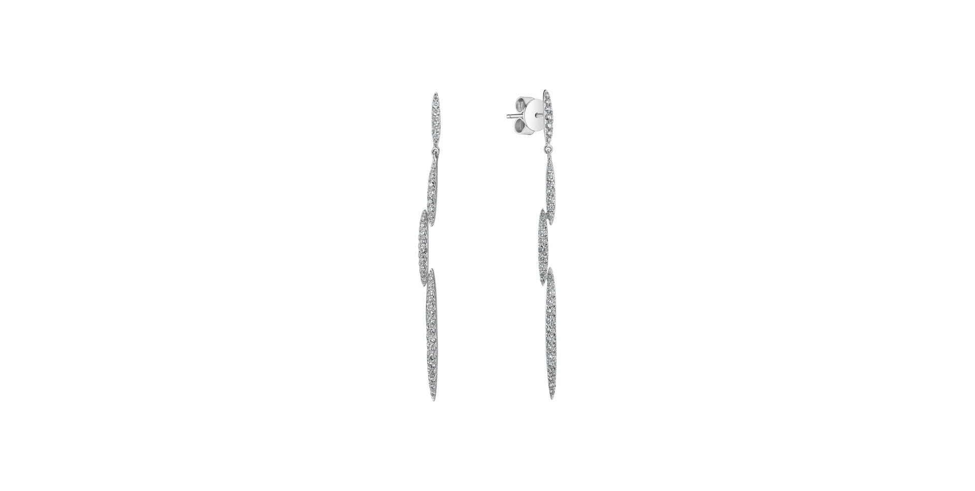 Náušnice s diamantmi Dardas