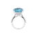 Prsteň s topásom a diamantmi Blue Czarina3