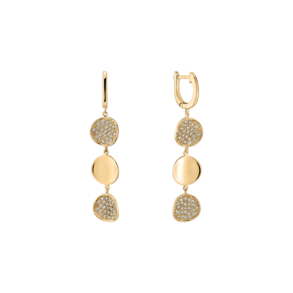 Náušnice s diamantmi Powerful Magic