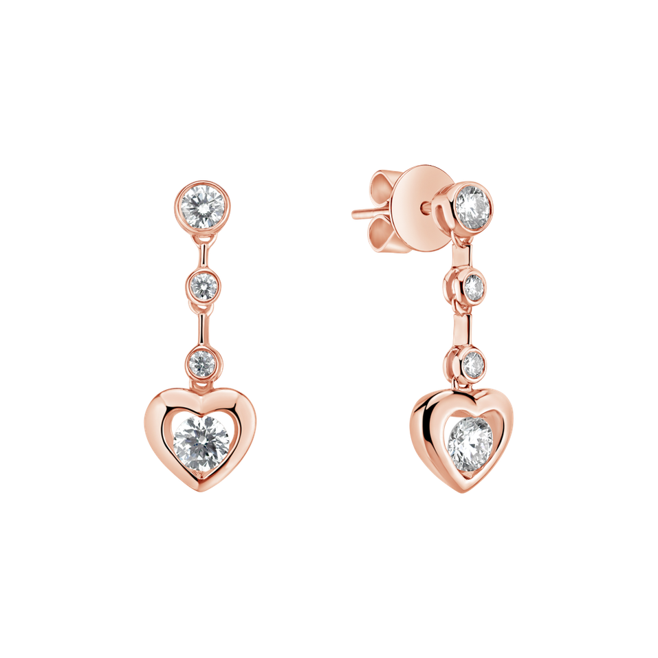 Náušnice s diamantmi Monique