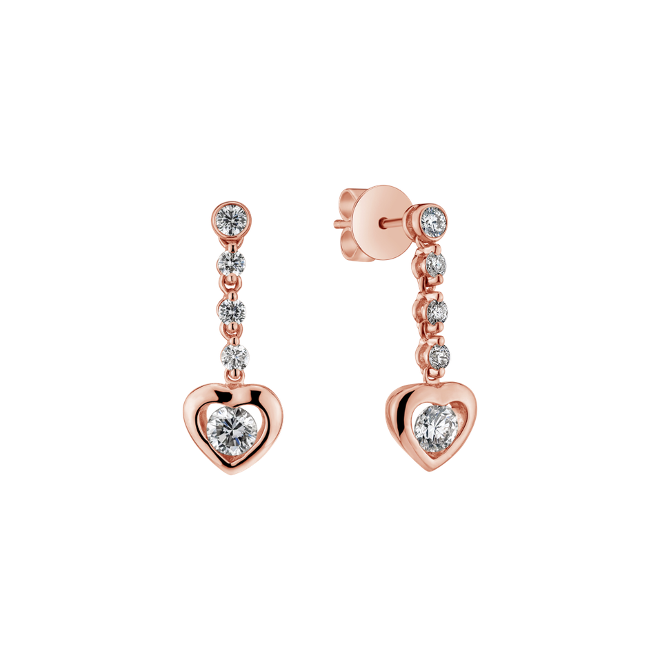 Náušnice s diamantmi Serraphic Love