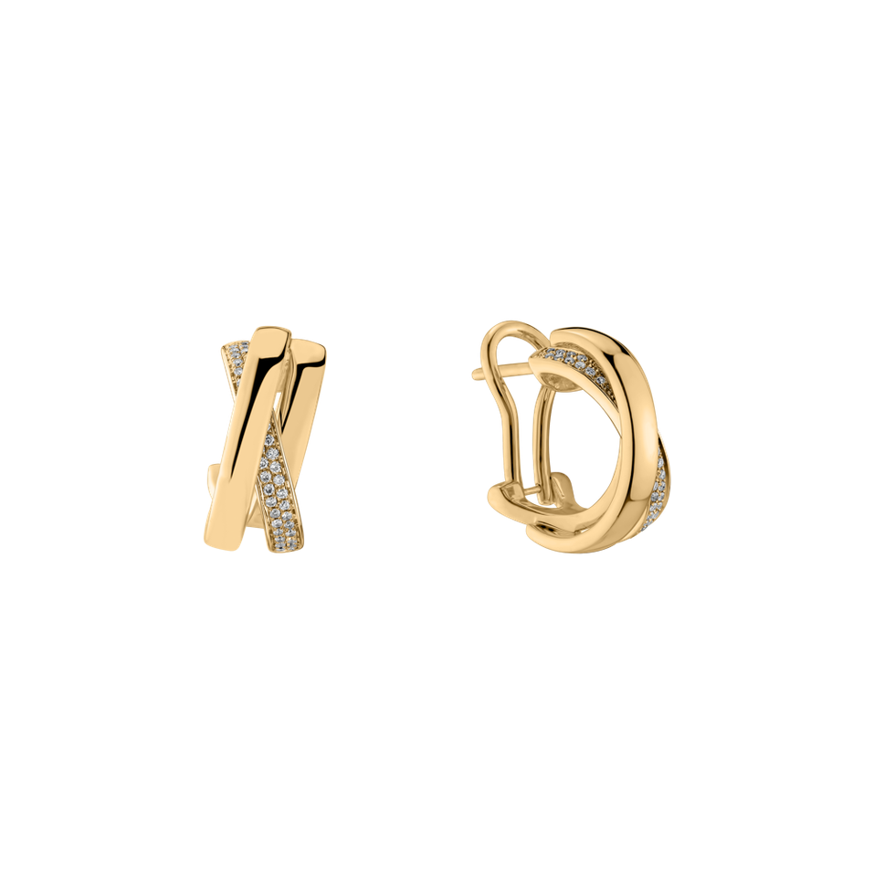 Náušnice s diamantmi Miracle Labyrinth