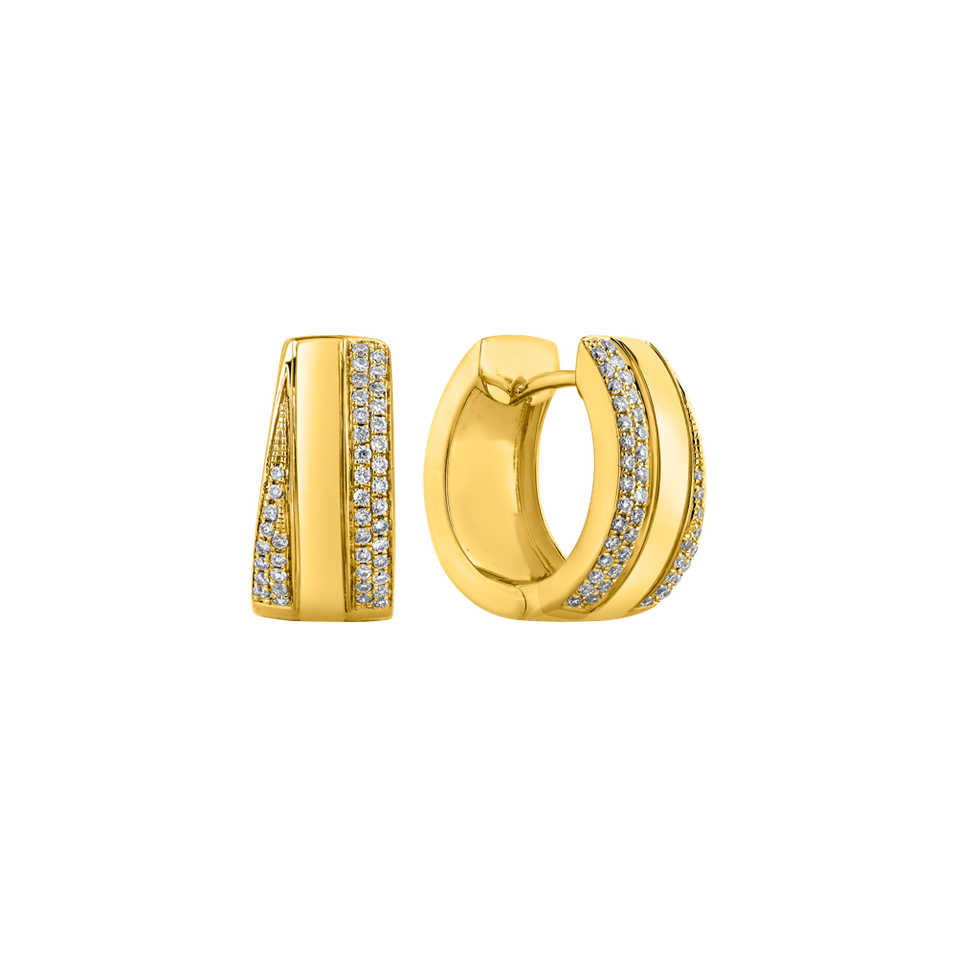 Náušnice s diamantmi Sparkling Dew