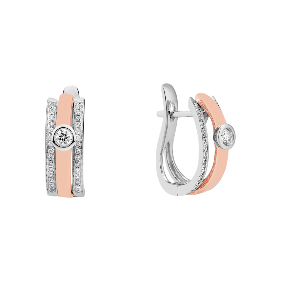 Náušnice s diamantmi Fairytale Sparkle