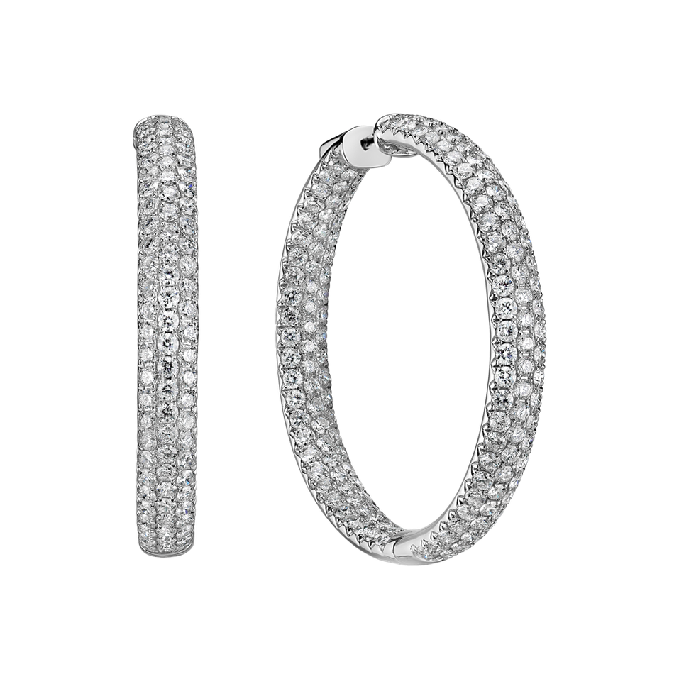 Náušnice s diamantmi Eclipse