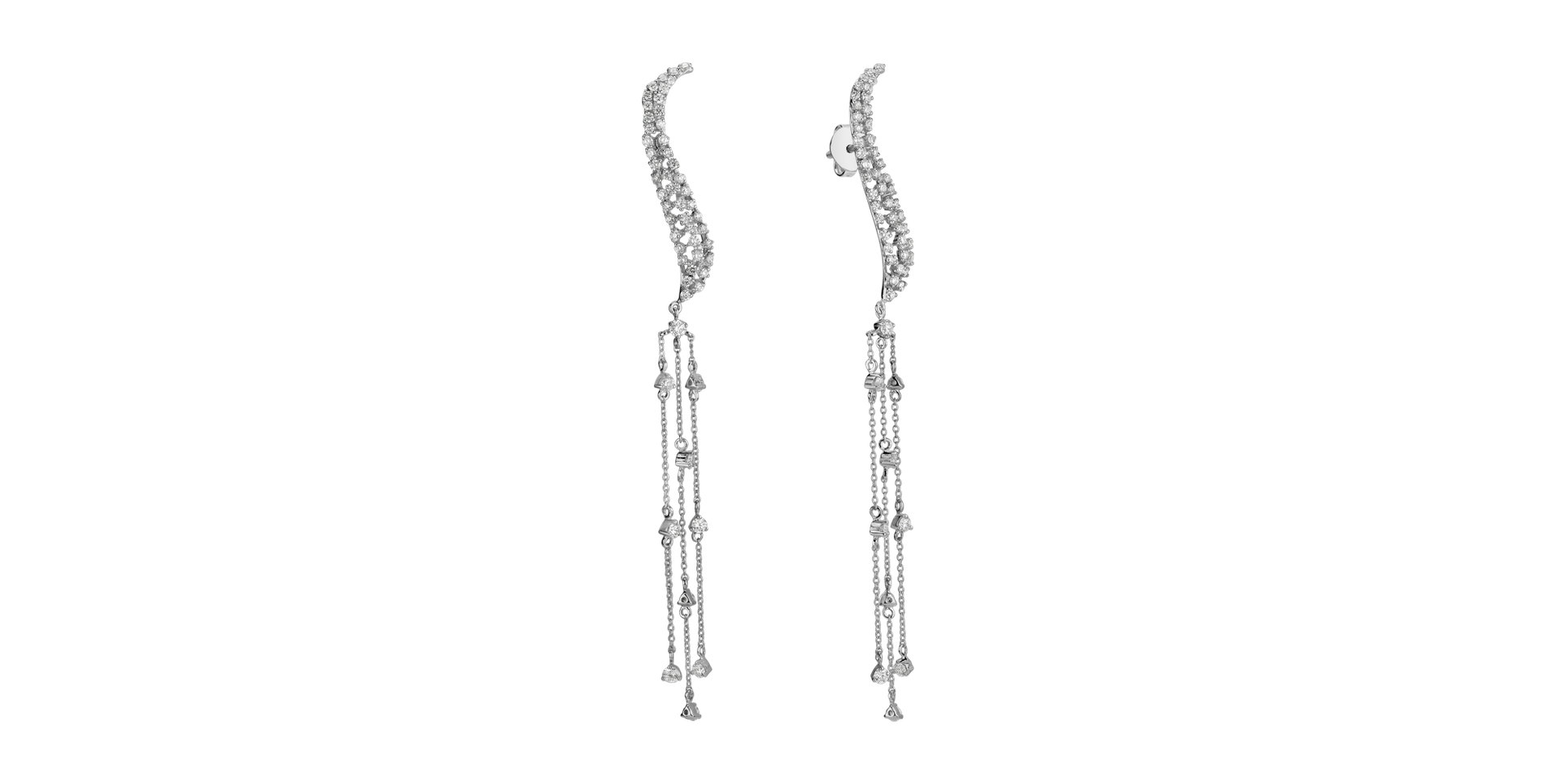 Náušnice s diamantmi Obrien