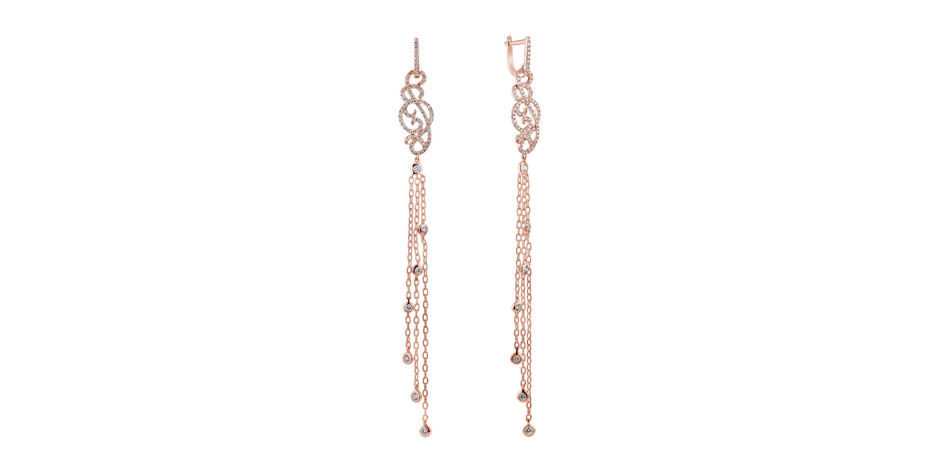 Náušnice s diamantmi Sultan Heaven