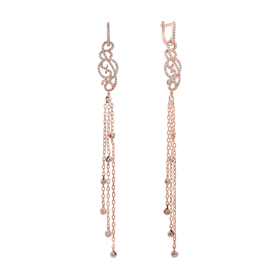 Náušnice s diamantmi Sultan Heaven