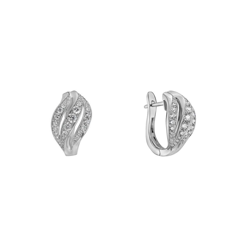 Náušnice s diamantmi Alena