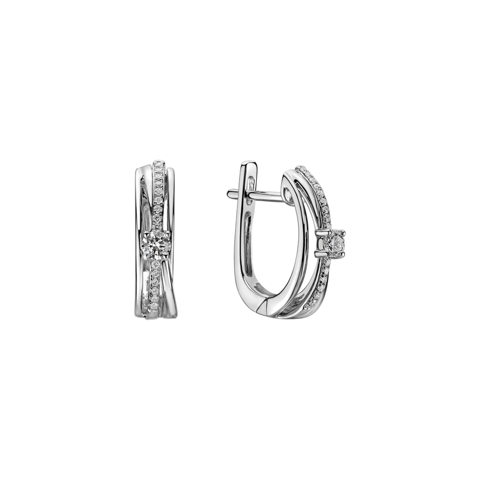 Náušnice s diamantmi Lady Cosmos