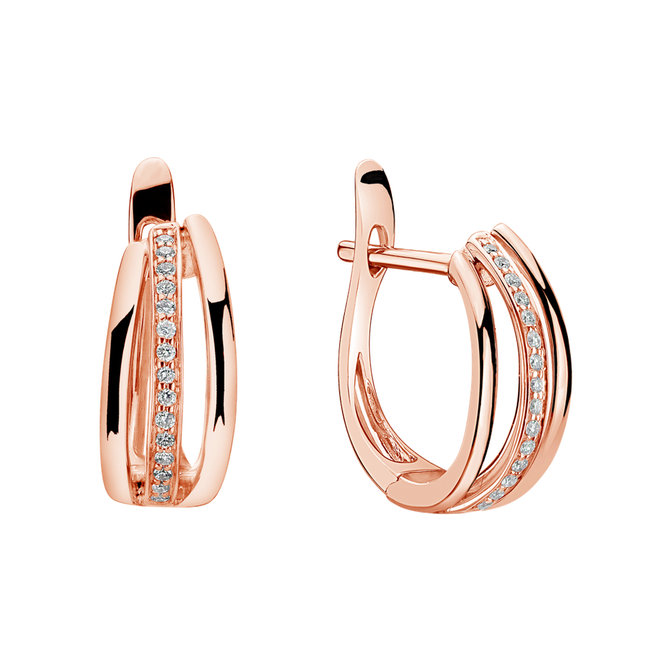 Náušnice s diamantmi Vanessa