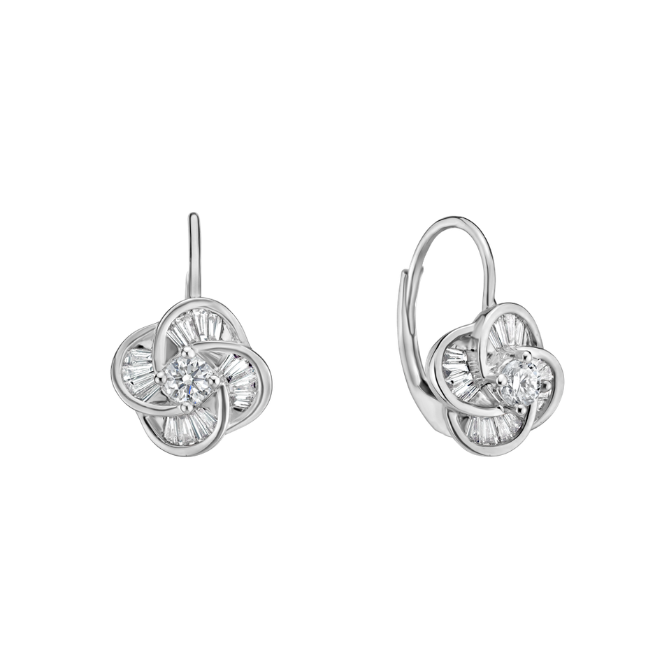 Náušnice s diamantmi Samiya