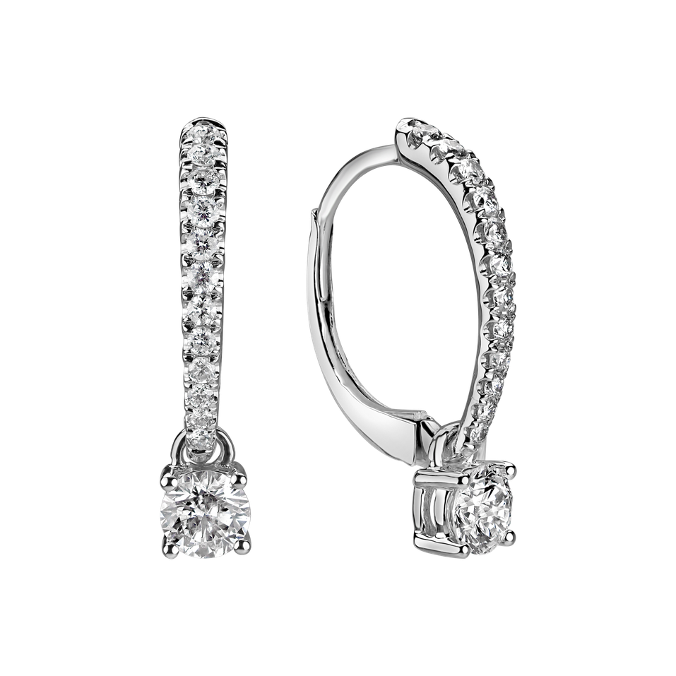 Náušnice s diamantmi Queen Elena