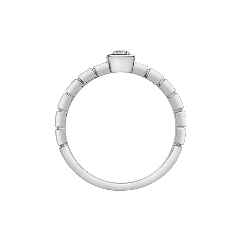 Prsteň s diamantom Beloved Geometry