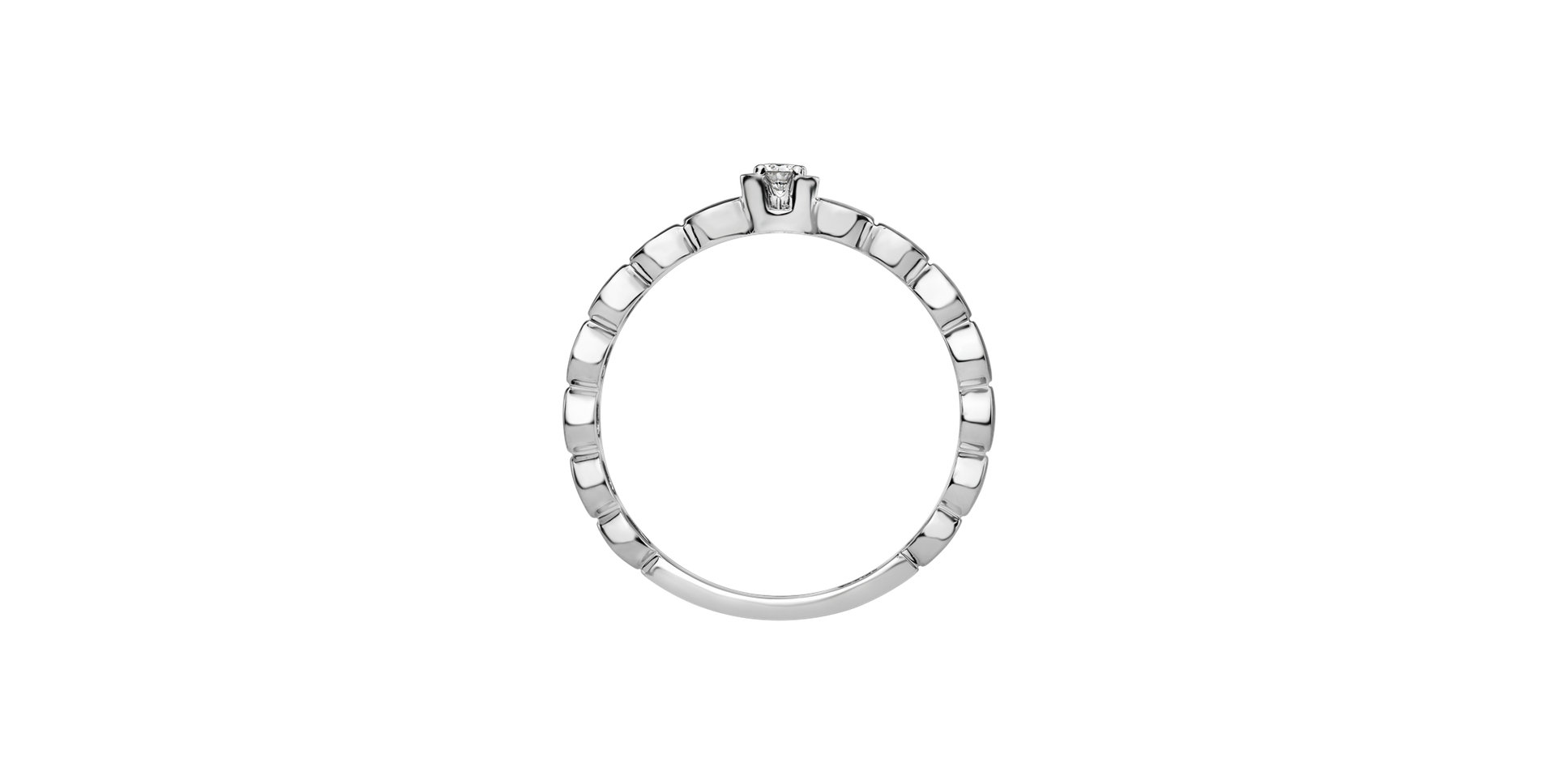 Prsteň s diamantom Beloved Dots