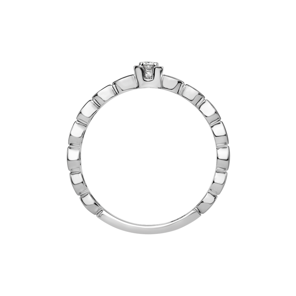 Prsteň s diamantom Beloved Dots