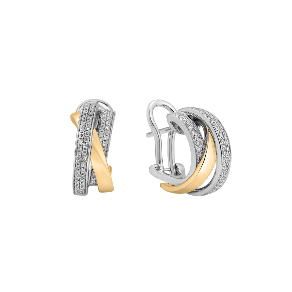 Náušnice s diamantmi Miracle Labyrinth