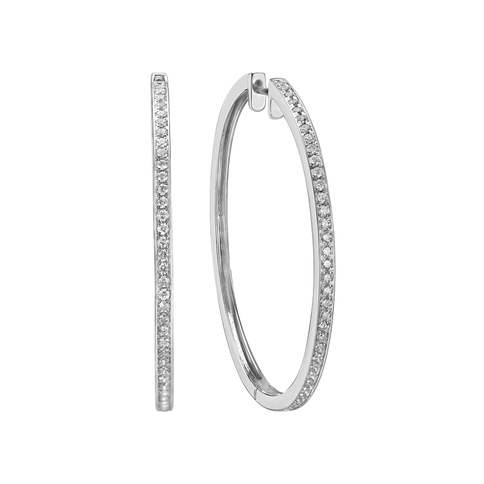 Náušnice s diamantmi Wonder Rain