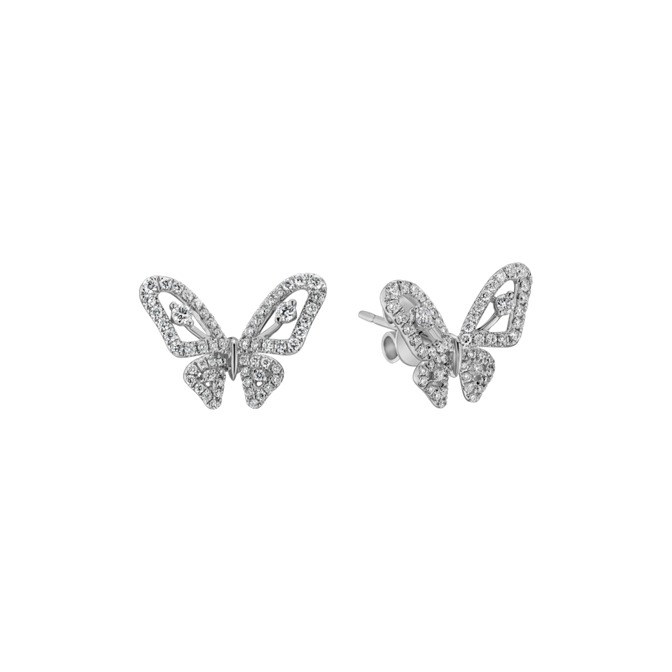 Náušnice s diamantmi Trendy Wings