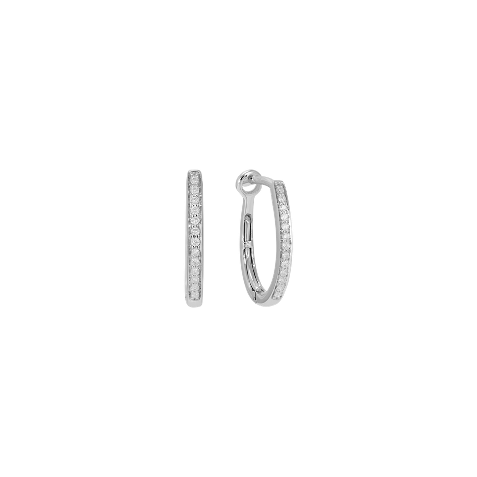 Náušnice s diamantmi Witching Cosmos