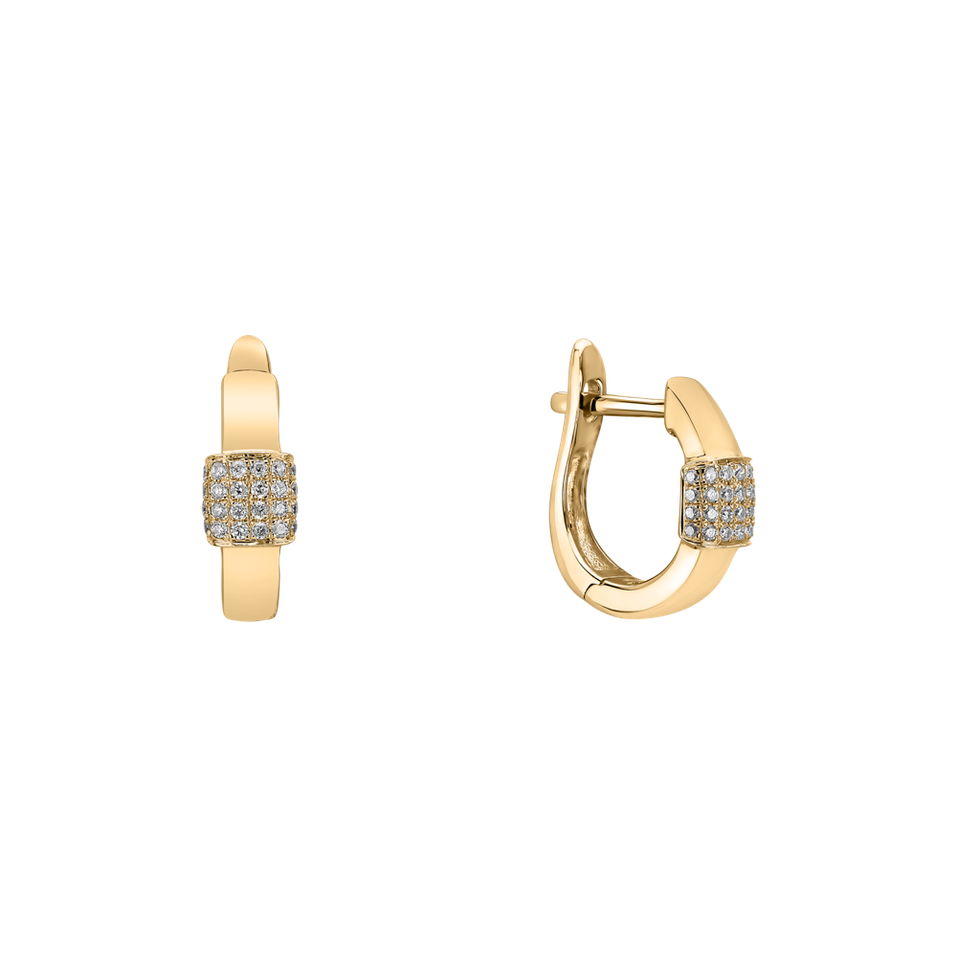 Náušnice s diamantmi Miracle Sparkle