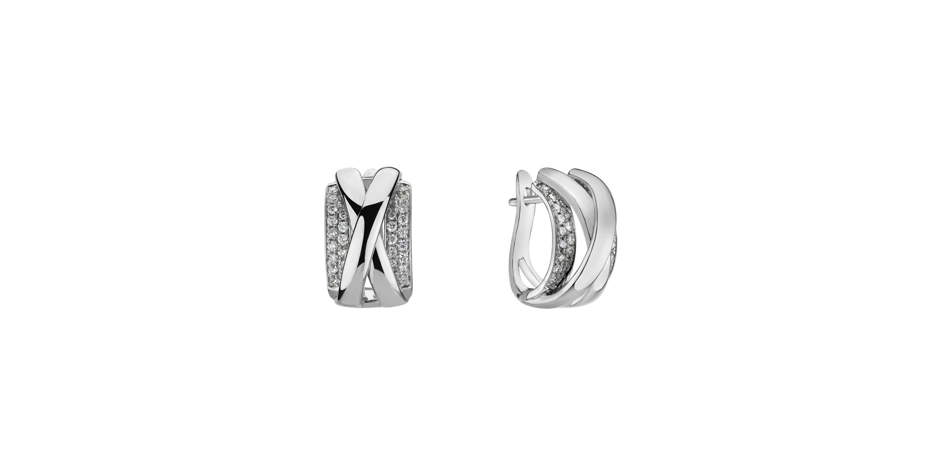 Náušnice s diamantmi Galaxy Signature