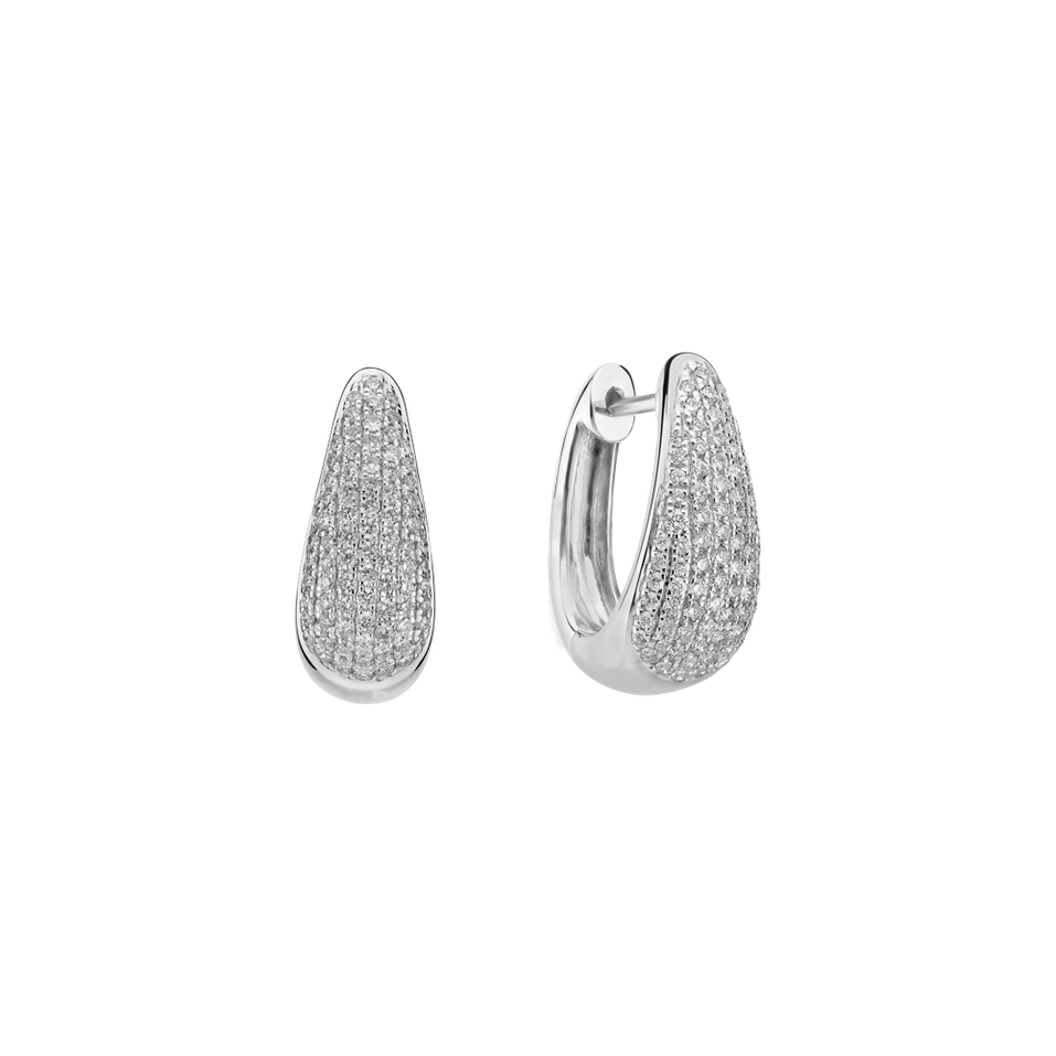 Náušnice s diamantmi Charming Gem