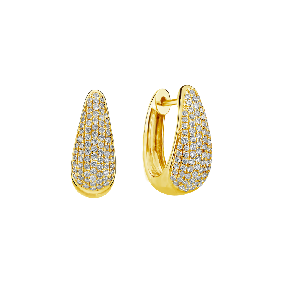 Náušnice s diamantmi Charming Gem