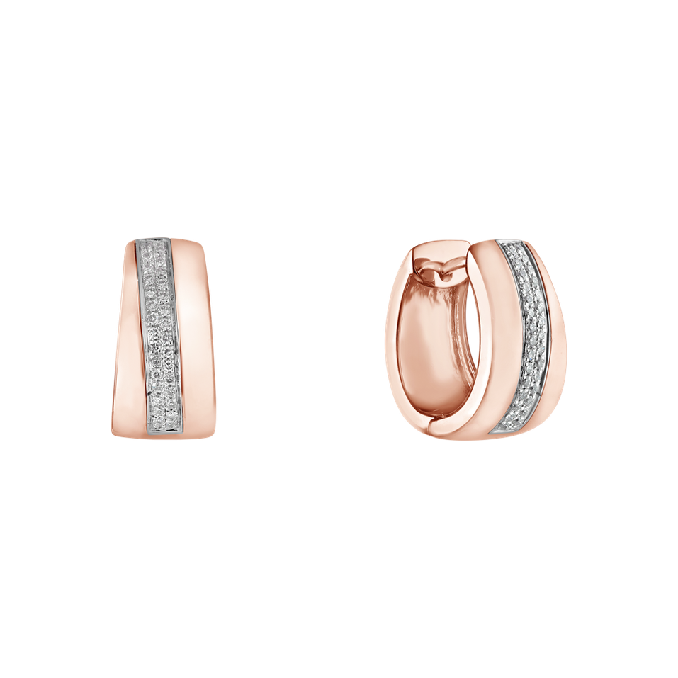 Náušnice s diamantmi Sparkling Dew