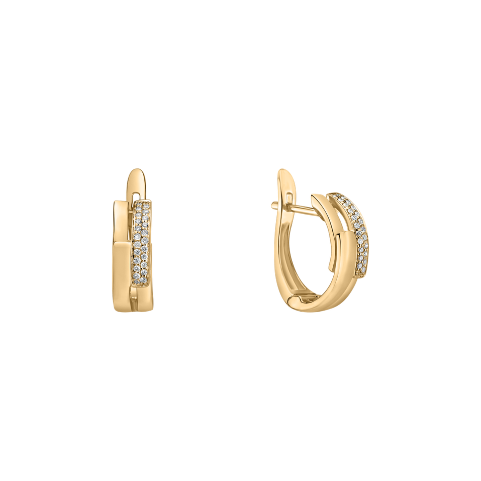 Náušnice s diamantmi Festive Season