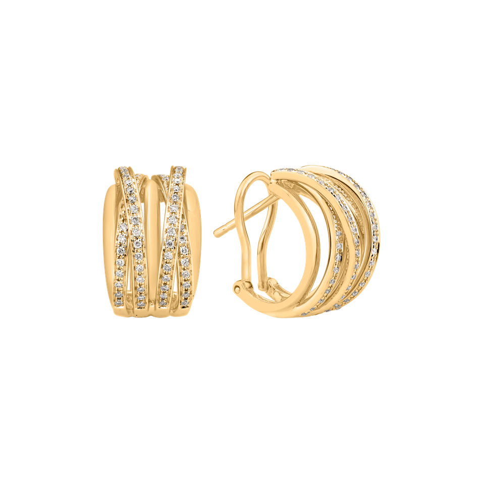 Náušnice s diamantmi Galaxy Treasure