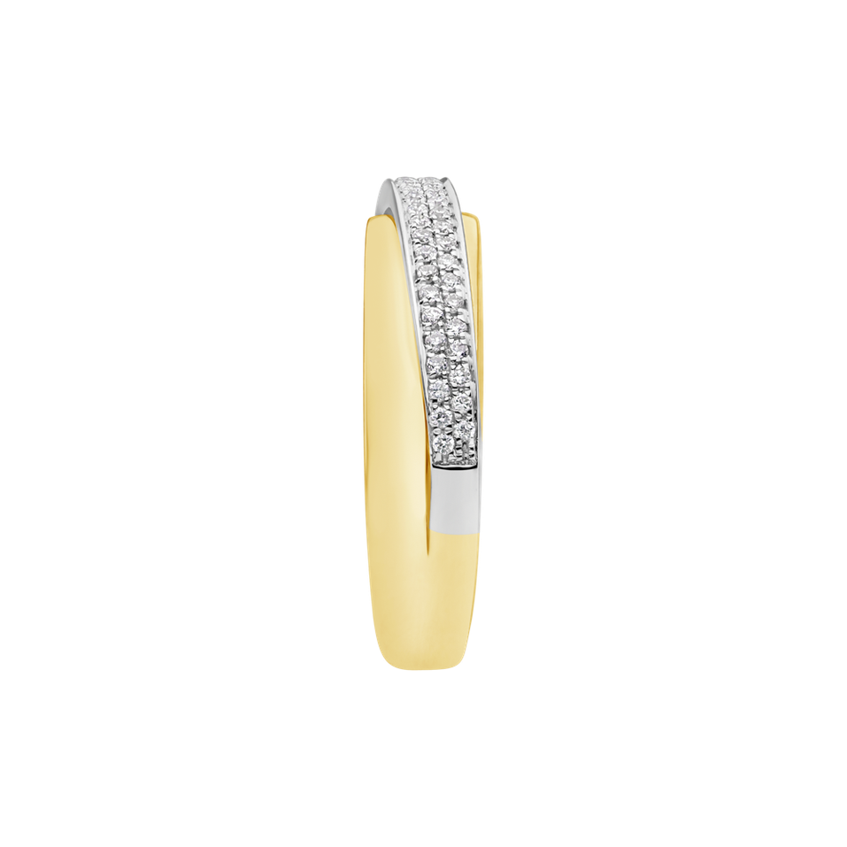 Prsteň s diamantmi Star Ray