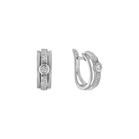 Náušnice s diamantmi Fairytale Sparkle