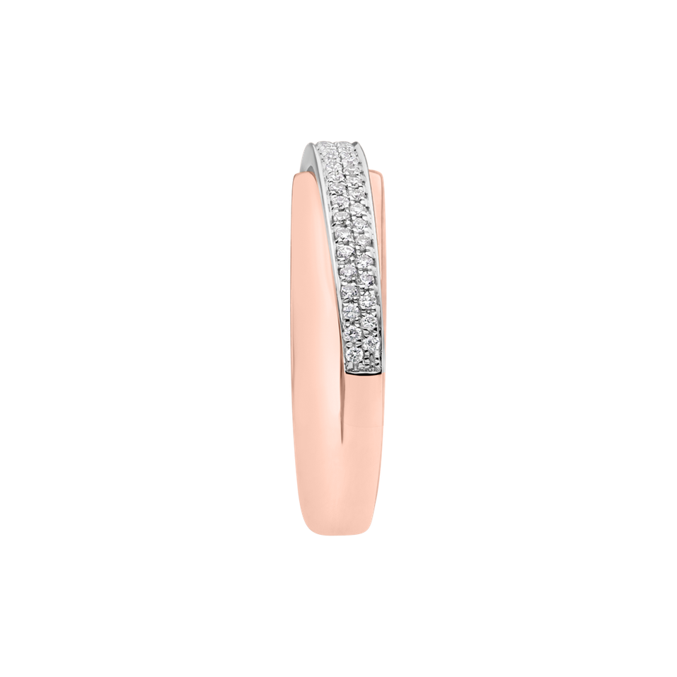 Prsteň s diamantmi Star Ray