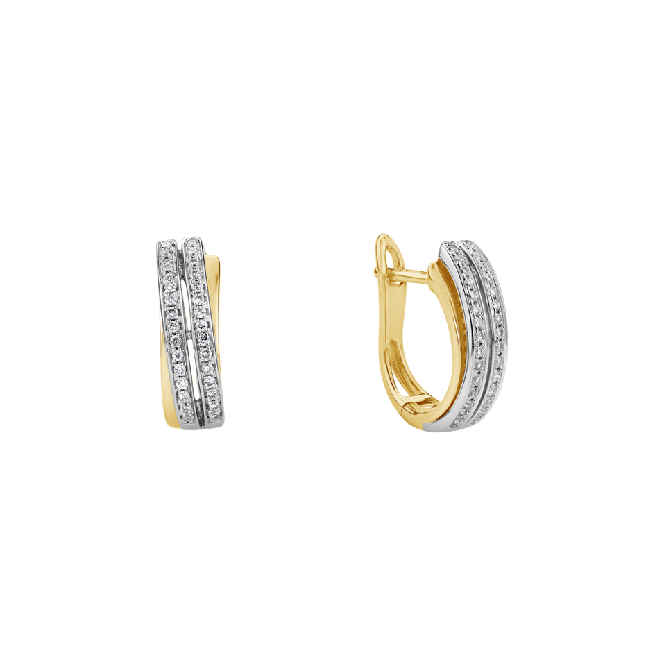 Náušnice s diamantmi Precious Sunray