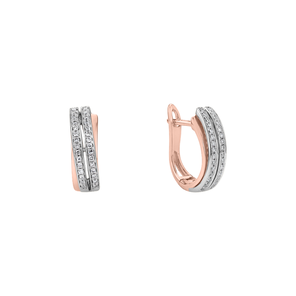 Náušnice s diamantmi Precious Sunray