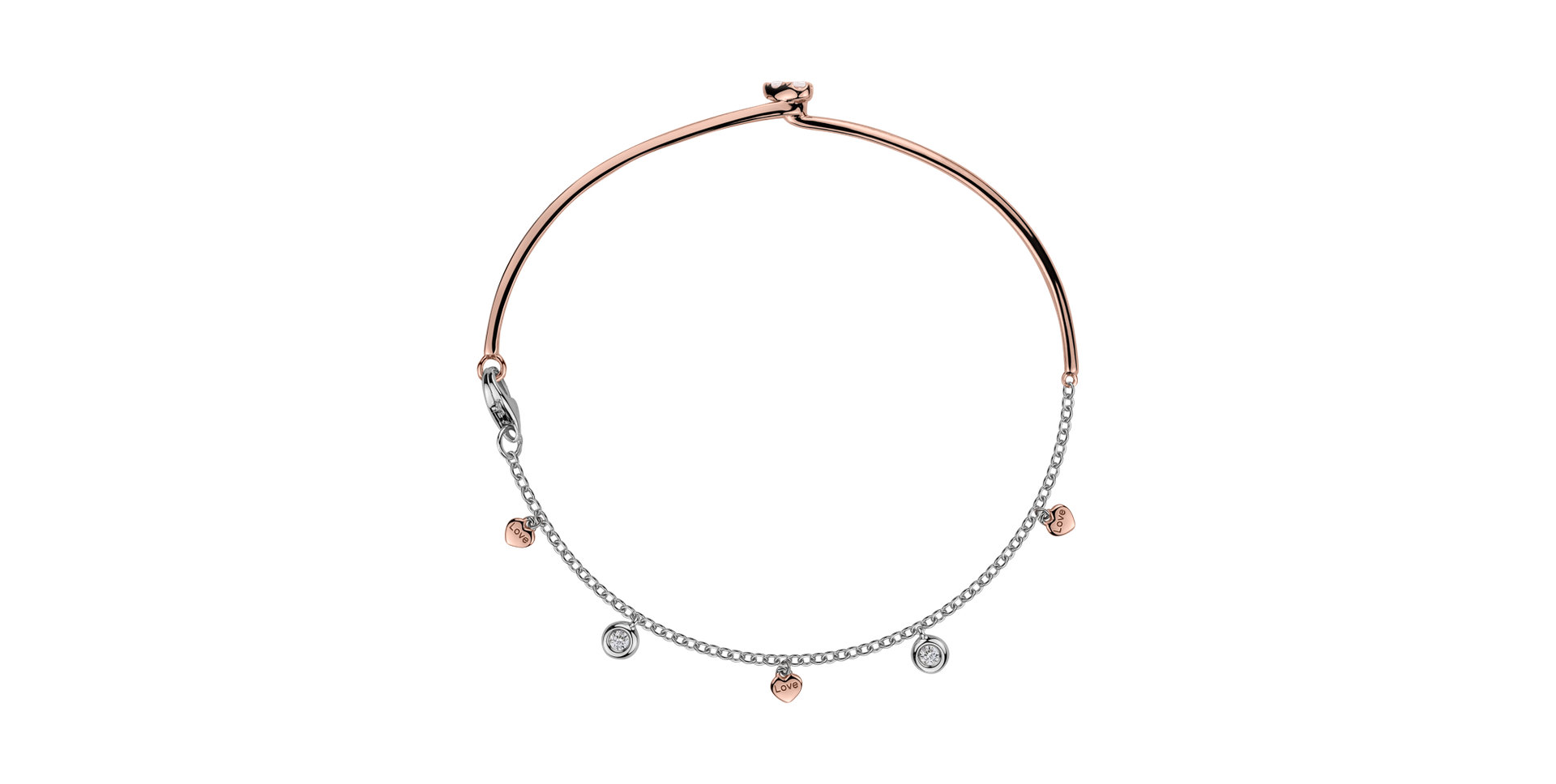 Náramok s diamantmi Daela