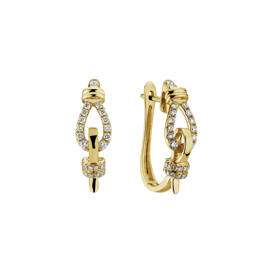 Náušnice s diamantmi Enchanted Shimmer