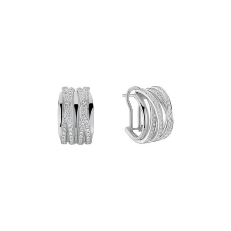 Náušnice s diamantmi Luxury Pleasure