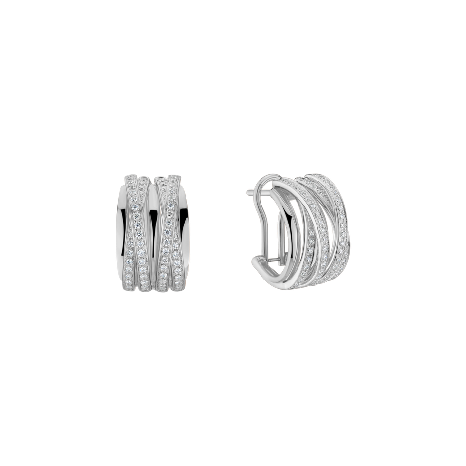 Náušnice s diamantmi Luxury Pleasure
