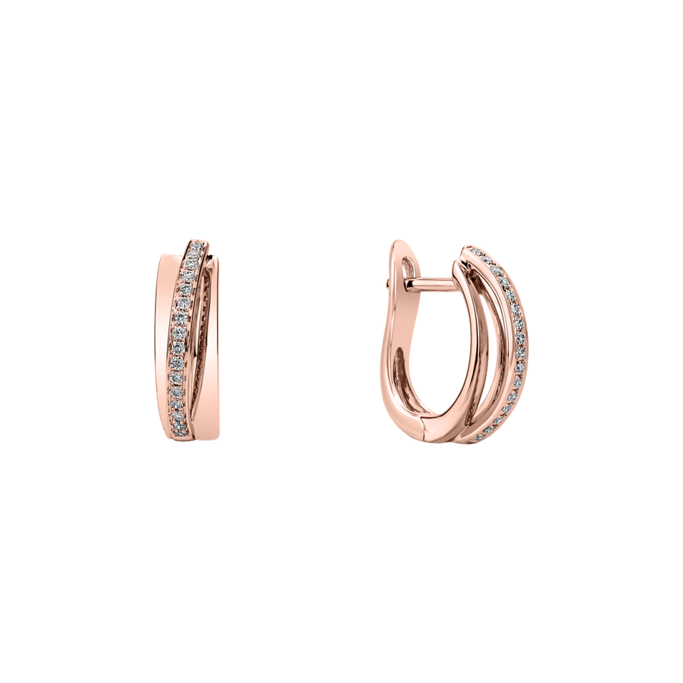 Náušnice s diamantmi Magical Ray