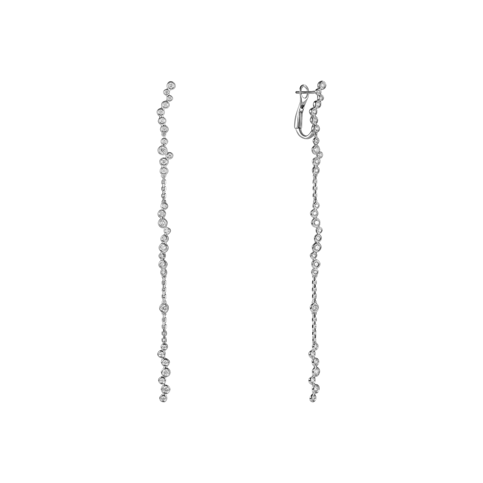 Náušnice s diamantmi Subtle Delight