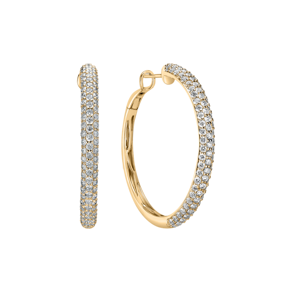 Náušnice s diamantmi Shine Fantasy