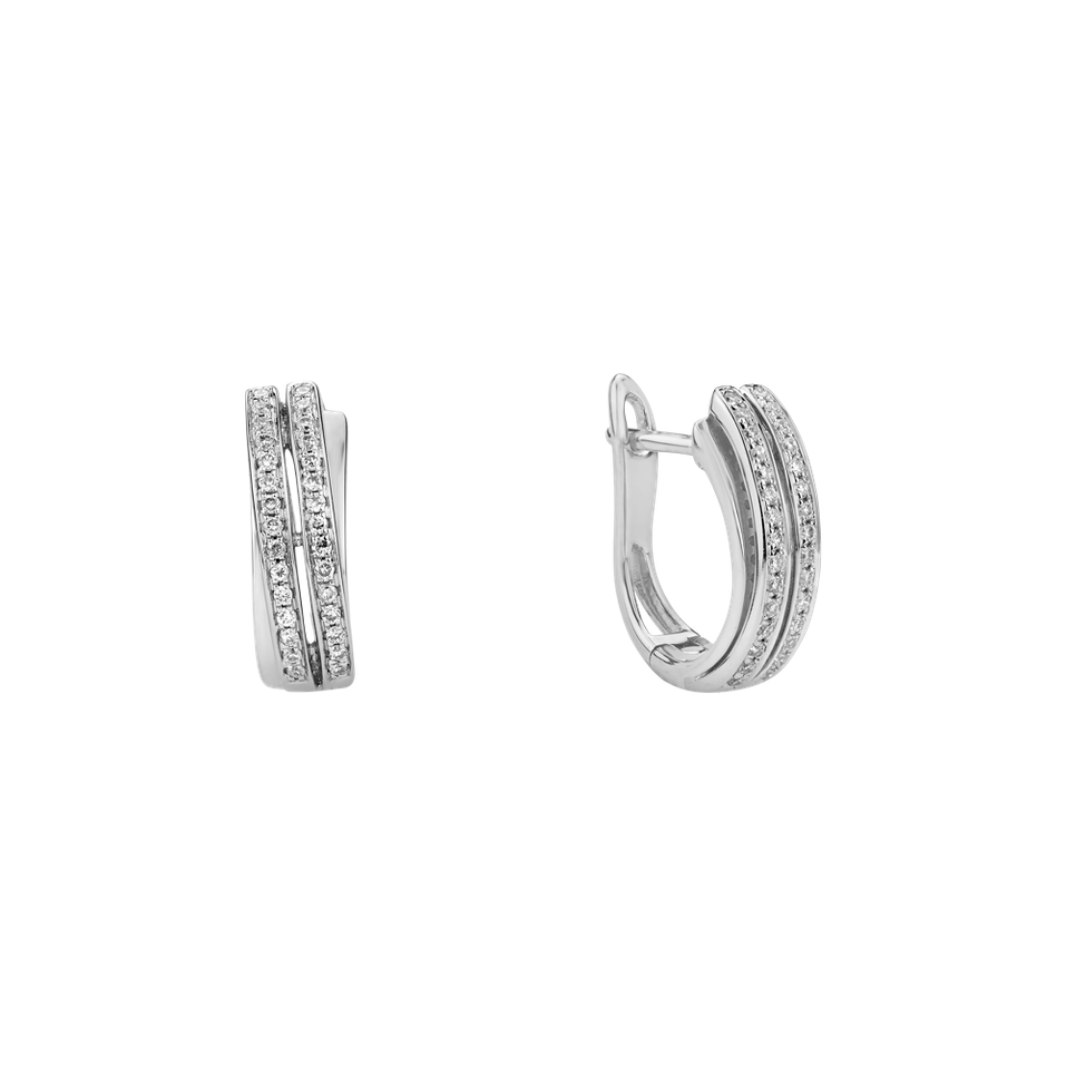 Náušnice s diamantmi Precious Sunray