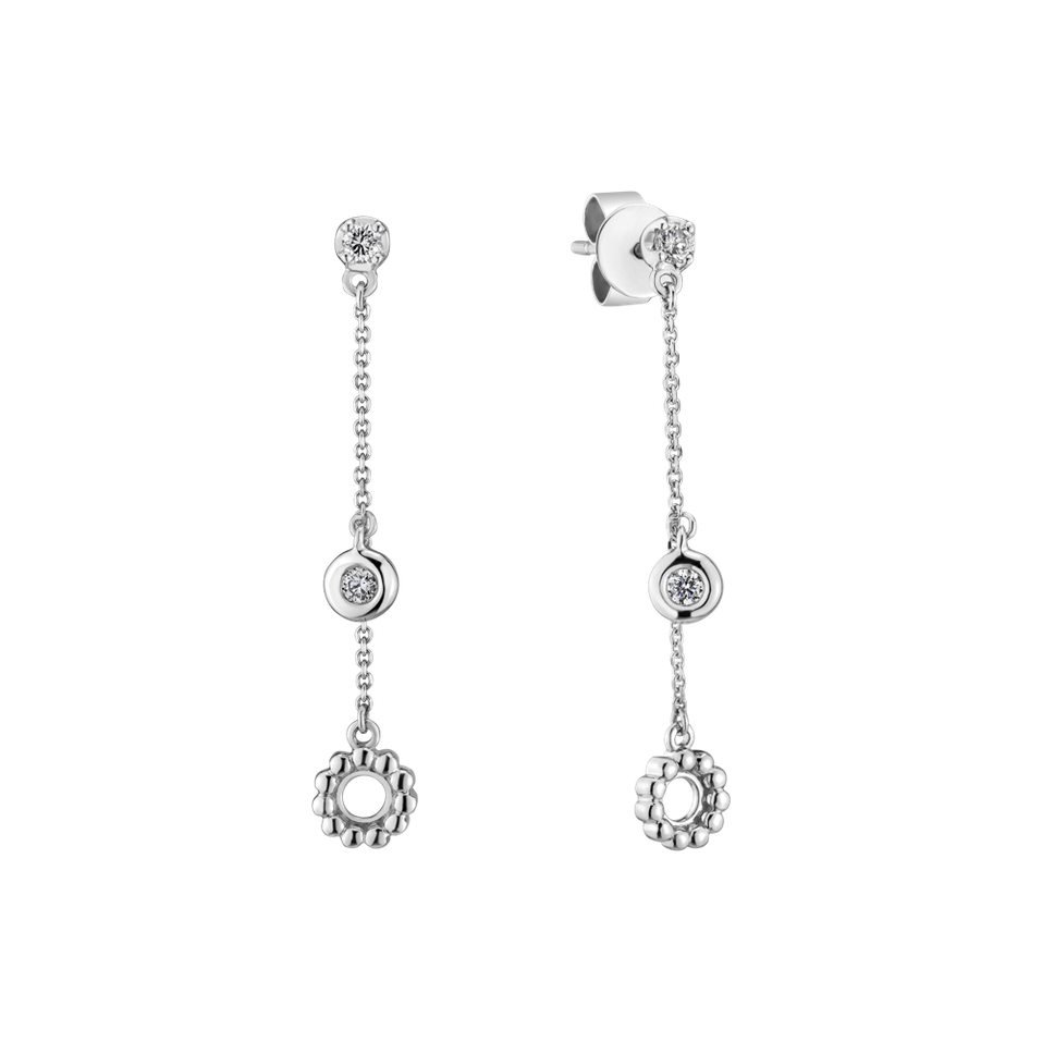 Náušnice s diamantmi Regal Reverie