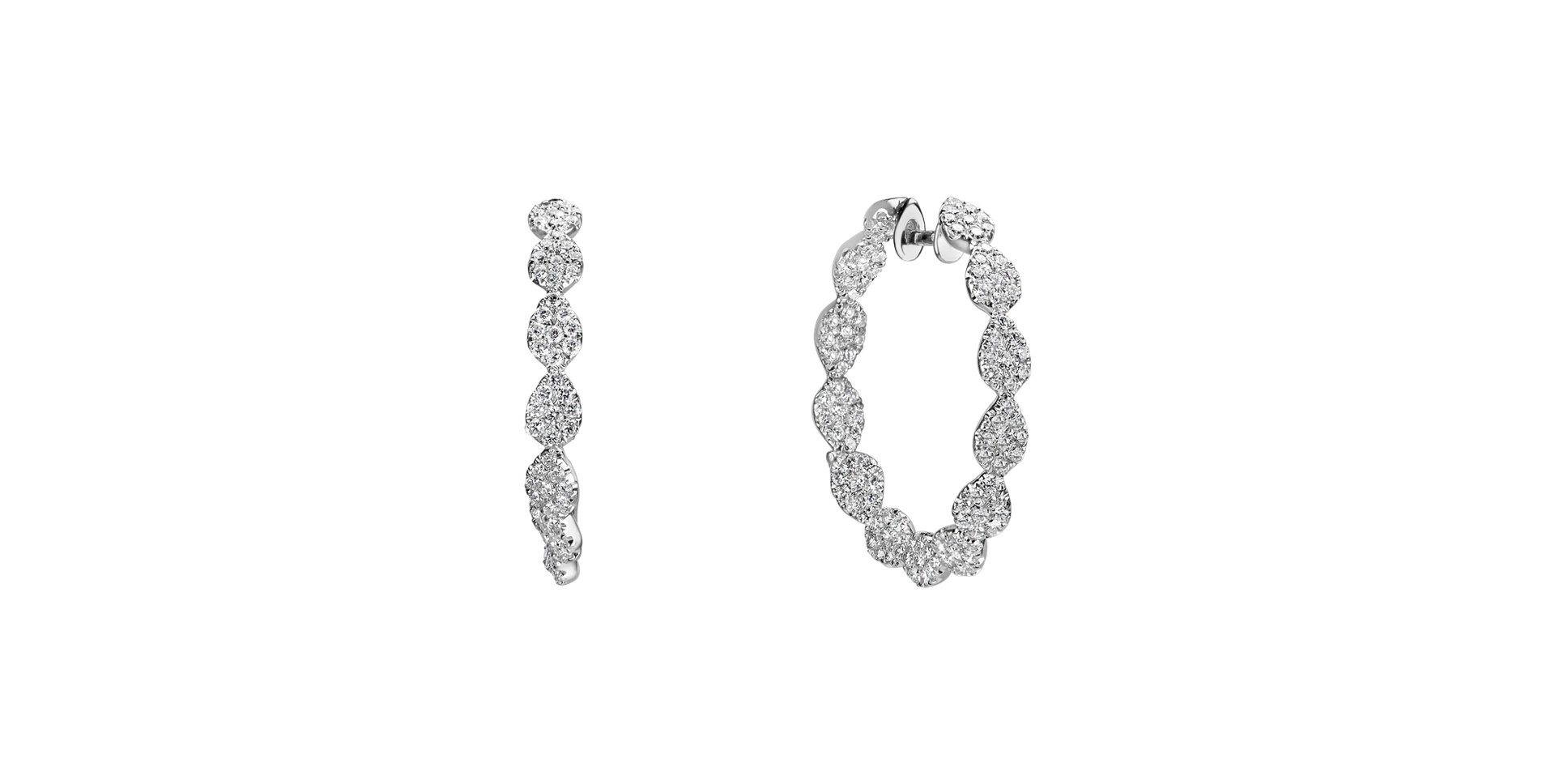 Náušnice s diamantmi Amazing Shape