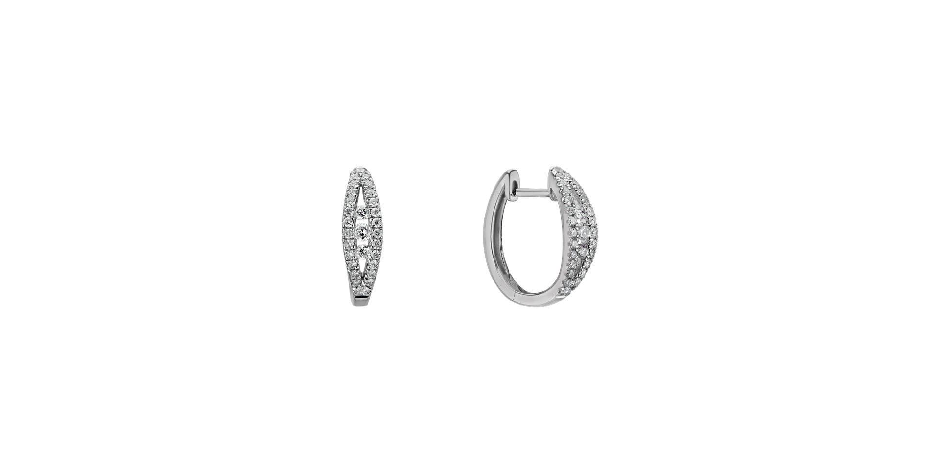 Náušnice s diamantmi Heaven Treasure